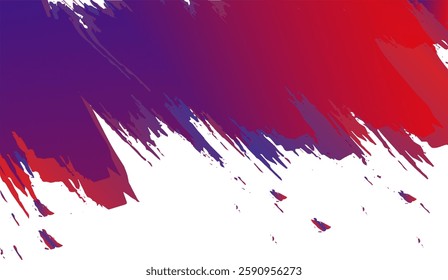 A captivating abstract background featuring dynamic brushstroke textures and a mesmerizing gradient from deep violet to vibrant red creating visual interest