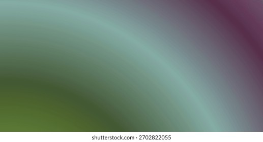 Um fundo abstrato cativante com um gradiente suave e sem emenda que transita elegantemente de um verde-oliva profundo para um roxo suave e silencioso, criando uma atmosfera visualmente agradável e serena.
