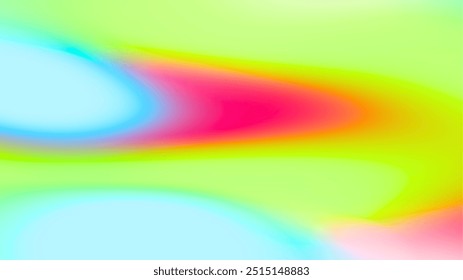 A captivating abstract background featuring a vibrant gradient of yellow, red, and green hues. The colors blend seamlessly, creating a sense of fluidity and movement.