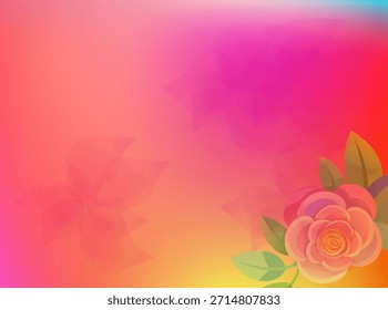 A captivating abstract background showcasing a seamless and vibrant gradient of multiple bright colors, creating a dynamic visual effect suitable for modern digital designs and creative projects