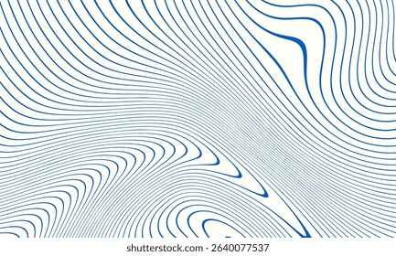 The captivating Abstract Blue Lines Pattern
