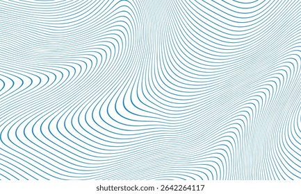 The captivating Abstract Blue Lines Pattern