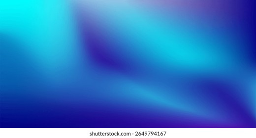 Um gradiente abstrato cativante com tons azuis e roxos, evocando uma atmosfera tranquila e criativa. Este design colorido funciona perfeitamente como um fundo moderno ou peça de arte conceitual.