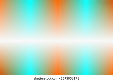 Captivating abstract gradient featuring vibrant orange and cyan hues creating an artistic and energetic visual.