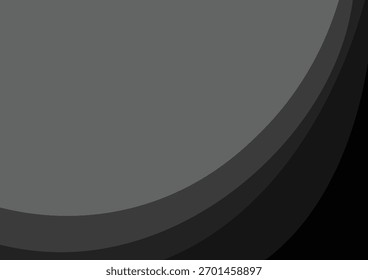 A captivating abstract gray gradient background with smooth curves and transitions, offering a modern and elegant design element with depth and visual appeal for various applications.