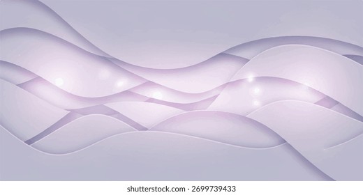 Uma imagem abstrata cativante com ondas suaves, jogo sutil de luz e sombras suaves.