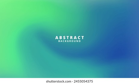 Captivating abstract mesh blur background with dynamic wave patterns in green and blue shades, offering a visually appealing design asset for advertisements, websites, and social media posts 