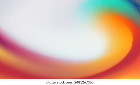 Captivating abstract mesh blur background with a dynamic wave effect in a vibrant white and orange palette for modern digital assets