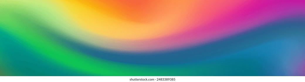 Captivating abstract mesh blur banner, with a vibrant mesh wave blur design, perfect for promotional materials, social media, brochures, and presentations