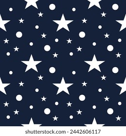 A captivating abstract star pattern with unique variations, perfect for creative design projects. This high-resolution pattern is suitable for use as a background in graphic designs, textile prints.