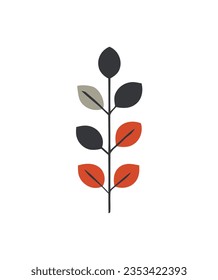 Captivating abstract tree branch in vector, a fusion of nature's elegance and artistic abstraction. Ready to elevate your designs.
