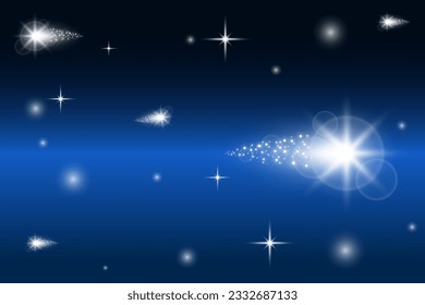 A captivating blend of a serene blue gradation with sparkling Christmas stars, bringing a touch of holiday magic and creating a festive ambiance that enchants and delights.