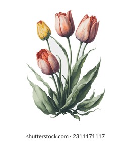 A captivating depiction of three vibrant watercolor elements in shades of red and yellow. Perfect for adding a pop of color and artistic flair to your designs. Ideal for various creative projects.