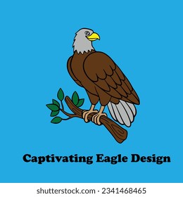 Captivating Eagle Vector Design Soar to new heights with our magnificent Eagle Vector Design! 🦅🌟 This awe-inspiring artwork showcases the regal beauty and strength of the majestic eagle, a symbol of