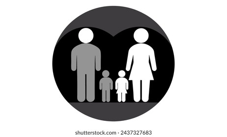 Captivating Family Icon Vector Art Elevate Your Design with Vibrant Symbols