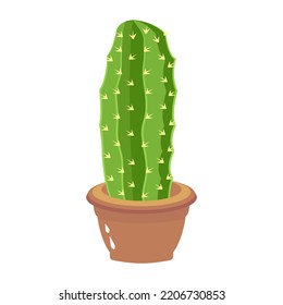 Una atractiva ilustración grasa de cactus 