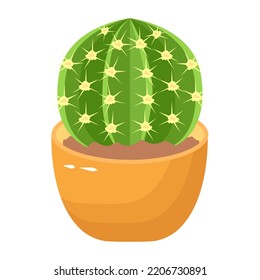 A captivating fat illustration of cactus 