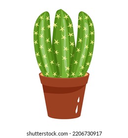 A captivating fat illustration of cactus 