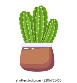 A captivating fat illustration of cactus