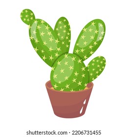 Una atractiva ilustración grasa de cactus