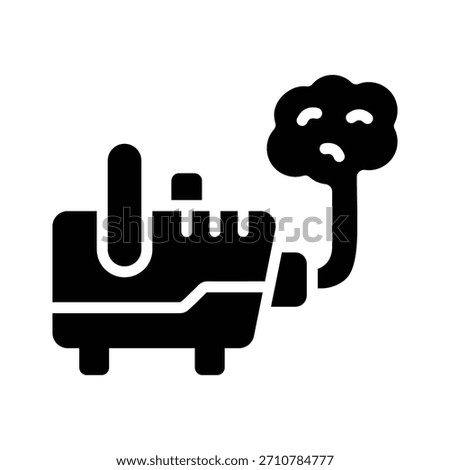 A captivating filled icon of fog machine