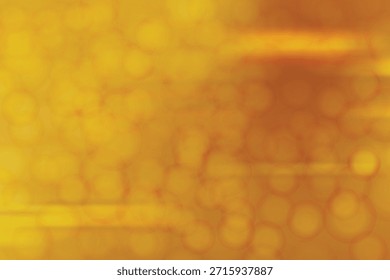 Um fundo abstrato dourado cativante com círculos borrados suaves e efeitos de luz horizontal sutil EPS vetor