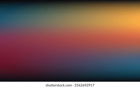 A captivating gradient with deep blue, warm red, and golden hues, blending seamlessly to create a dramatic and elegant abstract background for design projects