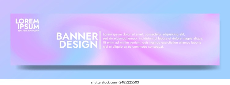 Captivating gradient waves in an abstract setting offer a versatile and attention grabbing backdrop for digital design and marketing