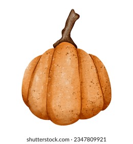 Captivating Halloween Illustration Set: Featuring a pumpkin, ghost, poison, cauldron, garland, candy, witch hat, skull, and vector art in a mesmerizing watercolor style. This collection is beautifully
