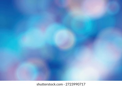 Una Imagen cautivadora con una colección de luces azules borrosas y vibrantes contra un fondo suave y desenfocado. Las luces crean un ambiente de ensueño y etéreo, perfecto para evocar una sensación de calma y serenidad. El efecto bokeh resalta la belleza de la simplicidad y el encanto del arte abstracto.