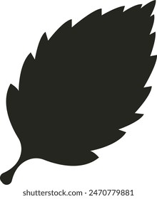 Eine fesselnde Blatt-Vektorgrafik, aufwändig detailliert mit zarten Adern und lebendigen Farbtönen, die an die Schönheit der Natur erinnern.