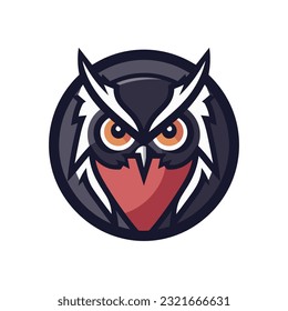 A captivating and majestic owl vector clip art illustration, evoking a sense of wonder and grace, suitable for book covers, fantasy illustrations, and nature documentaries