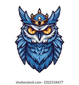 A captivating and majestic owl vector clip art illustration, evoking a sense of wonder and grace, suitable for book covers, fantasy illustrations, and nature documentaries