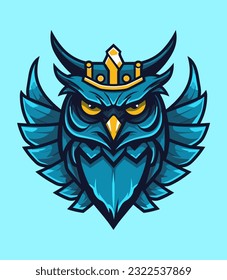 A captivating and majestic owl vector clip art illustration, evoking a sense of wonder and grace, suitable for book covers, fantasy illustrations, and nature documentaries