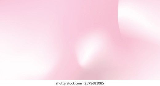 Captivating mesh blur background features a graceful, flowing wave pattern in a beautiful pink gradient