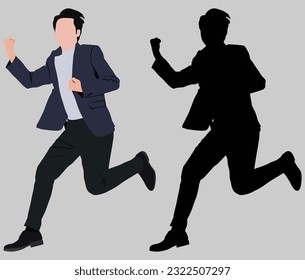 Captivating Portraits and Silhouettes of an Ambitious Businessman Mastering the Art of Ruining in Style.
