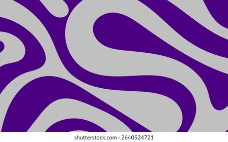 Captivating purple and grey abstract background with mesmerizing flowing shapes, perfect for modern designs and creative projects with a striking visual impact