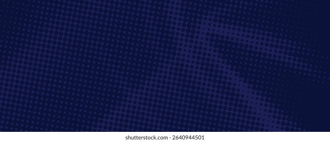 Captivating Royal Blue Gradient Background with Halftone Pattern for Modern Designs, Abstract Art and Digital Projects Creating Visual Depth and Dynamic Effects