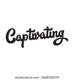 Captivating text on white background.