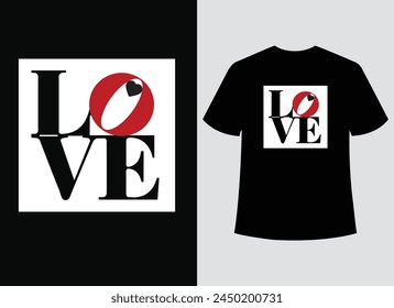A captivating typography design of the word LOVE.