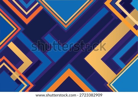 Captivating vector abstraction. Fusion of shapes and angles creates artful symphony of modern design.