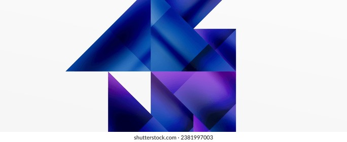Captivating vector abstraction. Triangles interlock in mesmerizing dance, crafting dynamic geometric backdrop. Fusion of shapes and angles creates artful symphony of modern design