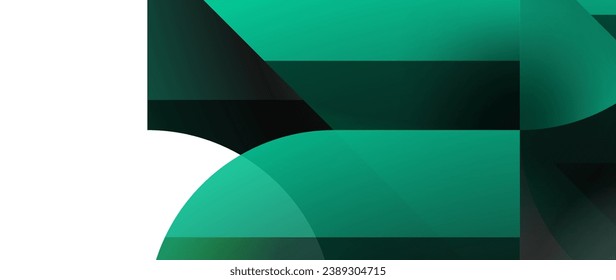 Captivating vector illustration - geometric, minimalist, abstract background adorned with circles and triangles for wallpaper, banner, background, landing page, wall art, invitation, prints, posters