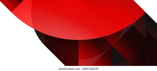 Captivating vector illustration - geometric, minimalist, abstract background adorned with circles and triangles for wallpaper, banner, background, landing page, wall art, invitation, prints, posters