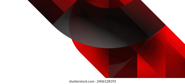 Captivating vector illustration - geometric, minimalist, abstract background adorned with circles and triangles for wallpaper, banner, background, landing page, wall art, invitation, prints, posters