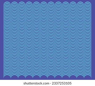 Captivating and vibrant hand-made pattern with a modern and trendy appeal, creating an optical illusion effect for your creative projects.