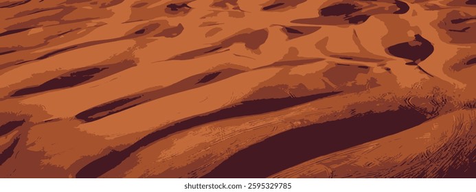 A captivating view of desert sand dunes showcasing the natural beauty of wind-sculpted patterns. The soft curves and shadows of the dunes create a mesmerizing landscape reflecting the power of nature.