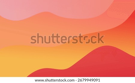 A captivating warm wavy background.