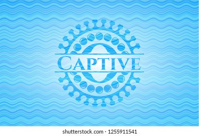 Captive water badge.