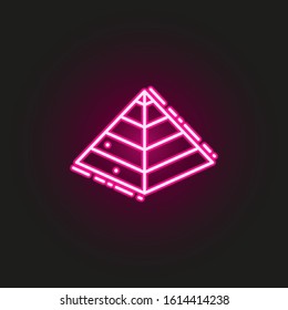 Captives to Egypt neon style icon. Simple thin line, outline vector of judaism icons for ui and ux, website or mobile application